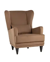 Кресло Скотт велюр велютто капучино УТ000036307 Stool Group, коричневый/велюр, ножки/дерево/коричневый, размеры - ****860*780мм