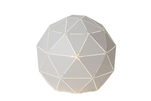 Настольная лампа OTONA 21509/25/31 Lucide белая 1 лампа, основание белое металл в стиле современный 