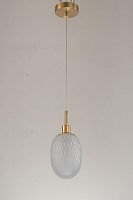 Светильник подвесной Magliano E 1.P2 W Arti Lampadari белый 1 лампа, основание золотое в стиле модерн 