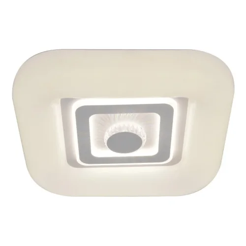Светильник потолочный LED с пультом Casket 10220/SG LED Escada белый 1 лампа, основание белое в стиле хай-тек квадраты