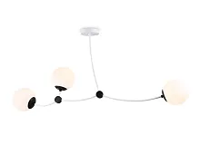 Светильник потолочный TR2566 Ambrella light белый 3 лампы, основание белое в стиле современный 