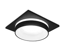 Светильник точечный TN315 Ambrella light чёрный 1 лампа, основание чёрное в стиле современный хай-тек 
