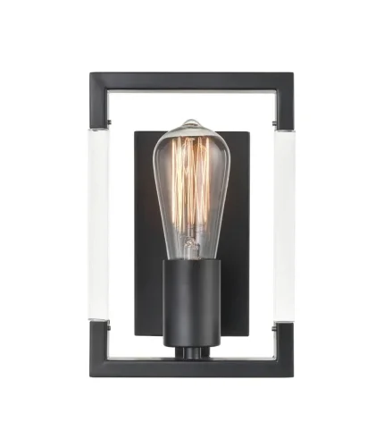 Бра Turin VL5022W01 Vele Luce без плафона чёрный на 1 лампу, основание чёрное в стиле современный фото 4
