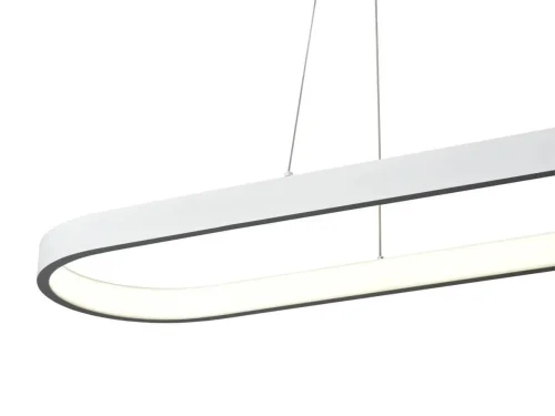 Светильник подвесной LED Latte 441 VL7121P12 Vele Luce белый на 1 лампу, основание белое в стиле хай-тек фото 2