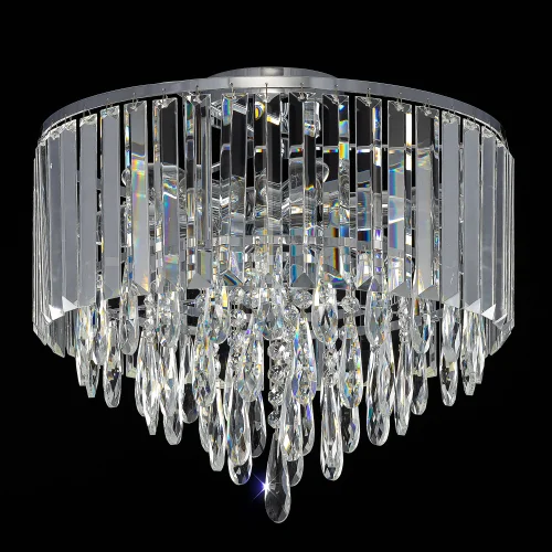 Люстра потолочная хрустальная Leonna CL320161 Citilux прозрачная на 6 ламп, основание хром в стиле классический современный фото 3 Люстра потолочная хрустальная Leonna CL320161 Citilux прозрачная на 6 ламп, основание хром в стиле классический современный фото 3
