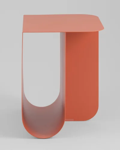 Журнальный столик Laure, металл, красный УТ000041898 Stool Group столешница из фото 3