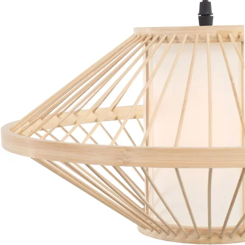 Светильник подвесной Alma SL6241.533.01 ST-Luce бежевый коричневый на 1 лампу, основание чёрное в стиле современный фото 2