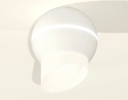Светильник накладной Techno spot XS1101043 Ambrella light белый 1 лампа, основание белое в стиле современный круглый фото 2