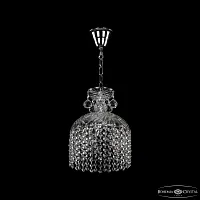 Светильник подвесной 14781/22 Ni R Bohemia Ivele Crystal прозрачный 3 лампы, основание никель в стиле классический r