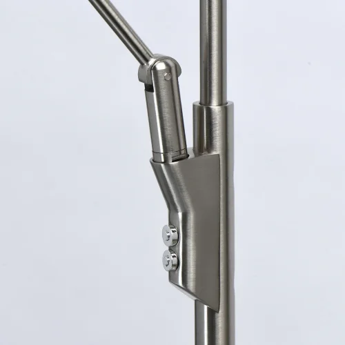 Торшер LED Гэлэкси 632045702 DeMarkt для чтения матовый никель 1 лампа, основание матовое никель в стиле хай-тек
 фото 10