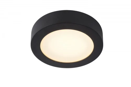 Светильник потолочный LED Brice-Led 28116/18/30 Lucide белый на 1 лампу, основание чёрное в стиле современный 
