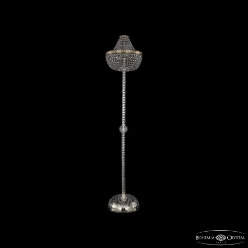 Торшер 19281T3/H/35IV-168 G Bohemia Ivele Crystal sp прозрачный 4 лампы, основание золотое в стиле классический
