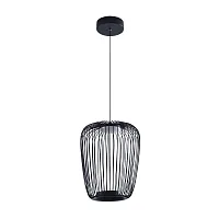 Светильник подвесной LED Flare A3528SP-12BK Arte Lamp чёрный на 1 лампу, основание чёрное в стиле хай-тек современный 