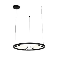 Светильник подвесной LED Bisaria SL393.403.06 ST-Luce белый 6 ламп, основание чёрное в стиле современный 