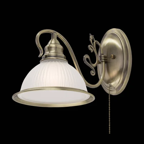 Бра с выключателем Идальго CL434311 Citilux белый на 1 лампа, основание бронзовое в стиле классический кантри  фото 2