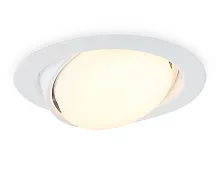 Светильник точечный G10122 Ambrella light белый 1 лампа, основание белое в стиле хай-тек модерн 