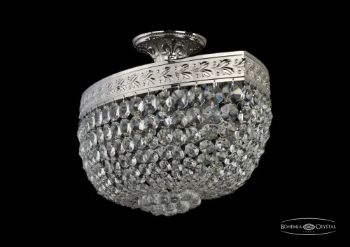 Люстра потолочная хрустальная 19283/60IV Ni Bohemia Ivele Crystal прозрачная на 6 ламп, основание никель в стиле классический sp фото 2
