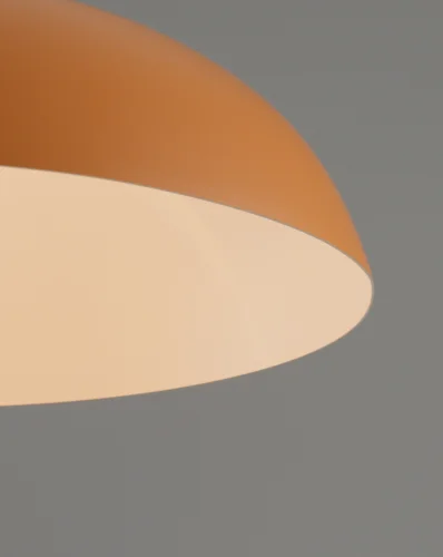 Светильник подвесной Hygo V10654-1P Moderli оранжевый 1 лампа, основание оранжевое в стиле лофт скандинавский современный  фото 4