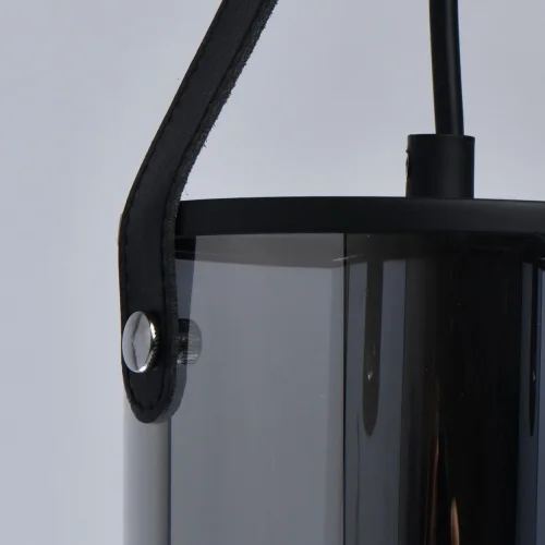 Светильник подвесной Тетро 673015701 DeMarkt чёрный 1 лампа, основание чёрное в стиле современный  фото 5