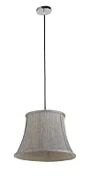 Светильник подвесной Cantare E 1.3.P2 DG Arti Lampadari серый 1 лампа, основание хром в стиле кантри прованс 