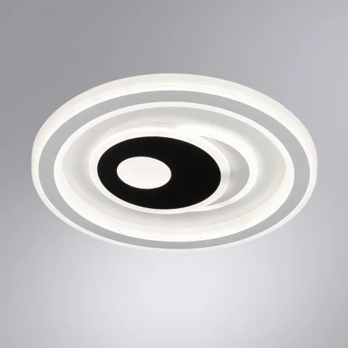 Светильник потолочный LED с пультом Forma A1438PL-72WH Arte Lamp белый 1 лампа, основание белое в стиле современный с пультом кольца фото 2