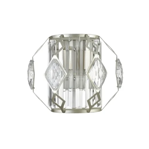 Бра Buzzati 441 VL2181W02 Vele Luce прозрачный на 2 лампы, основание серебряное в стиле классический 