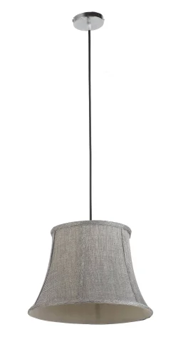 Светильник подвесной Cantare E 1.3.P2 DG Arti Lampadari серый 1 лампа, основание хром в стиле кантри прованс 