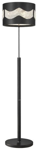 Торшер Adriana WE394.03.025 Wertmark  чёрный 3 лампы, основание чёрное в стиле арт-деко современный
