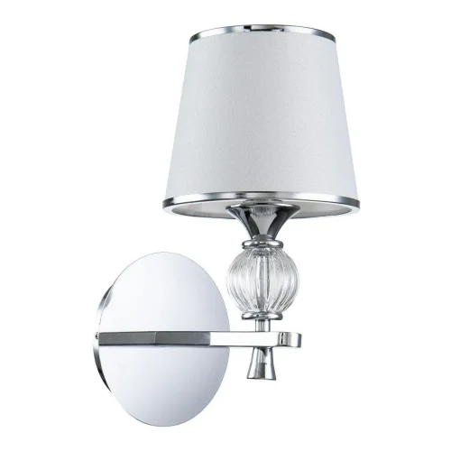 Бра Aureola 2873-1W Favourite белый на 1 лампа, основание хром в стиле классический 