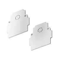 Заглушка торцевая 2шт Magnetic track system Gravity TRA010EC-42W Maytoni белый в стиле хай-тек современный для светильников серии Magnetic track system Gravity встраиваемый магнитный gravity магнитная