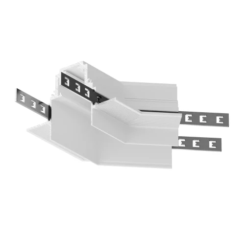 Угол-соединитель 135° встраиваемый Magnetic track system Gravity TRA010CLO-42W Maytoni белый в стиле хай-тек современный для светильников серии Magnetic track system Gravity встраиваемый gravity магнитная магнитный