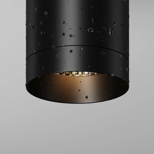 Накладной светильник LED уличный Luxe O500CL-L10B3K Maytoni уличный IP65 чёрный на 1 лампу, плафон чёрный в стиле современный хай-тек LED фото 5