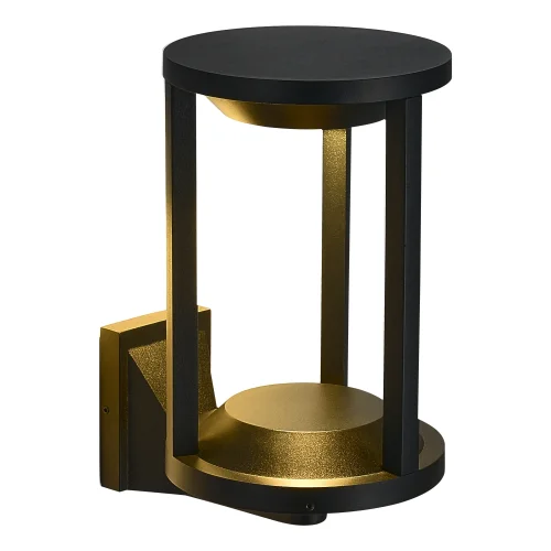 Настенный светильник LED уличный Glorr SL9535.401.01 ST-Luce уличный IP65 чёрный на 1 лампу, плафон чёрный в стиле современный LED фото 5