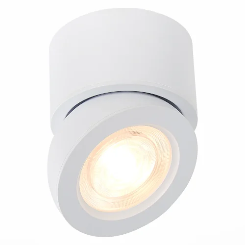 Светильник накладной LED St654 ST654.542.10 ST-Luce белый 1 лампа, основание белое в стиле хай-тек круглый