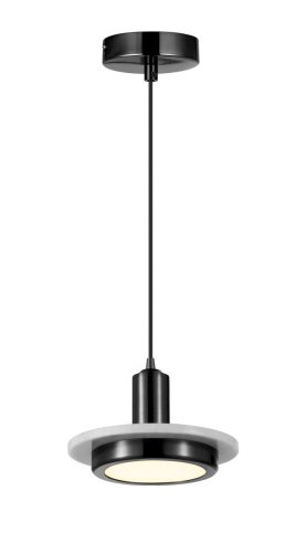 Светильник подвесной LED Oltarno SL1212.403.01 ST-Luce чёрный 1 лампа, основание чёрное в стиле современный 