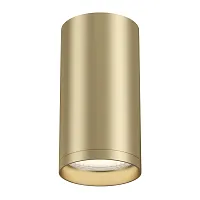 Светильник накладной Focus S C052CL-01MG Maytoni матовый золото 1 лампа, основание матовое золото в стиле модерн хай-тек круглый