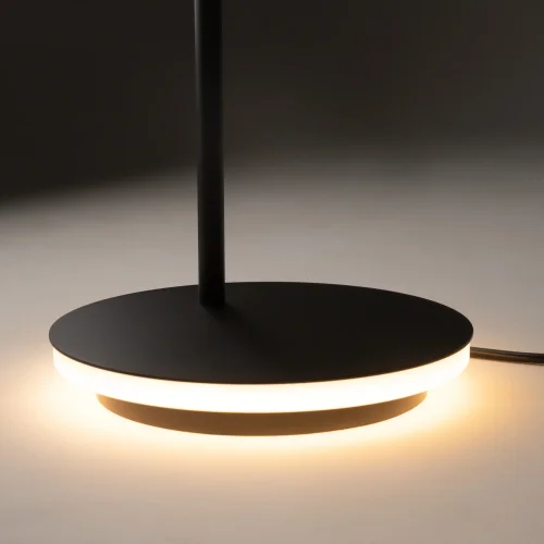 Торшер LED Estudo Z010FL-L8B3K Maytoni чёрный на 1 лампу, основание чёрное в стиле хай-тек фото 9