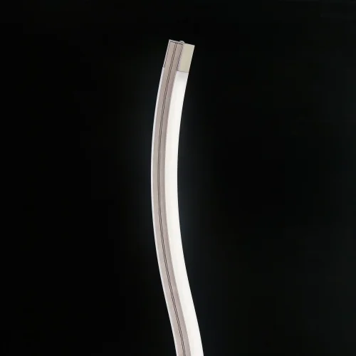 Торшер LED Гуффин CL804001 Citilux  белый 1 лампа, основание хром в стиле хай-тек
 фото 2