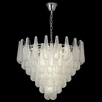 Люстра подвесная FONTAIN SP18 CHROME Crystal Lux прозрачная на 18 ламп, основание в стиле современный 