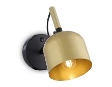Бра с выключателем TR97102 Ambrella light золотой 1 лампа, основание чёрное в стиле лофт модерн 