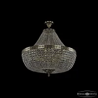 Люстра подвесная 19111/H1/80IV GB C1 Bohemia Ivele Crystal прозрачная на 22 лампы, основание золотое в стиле классический sp