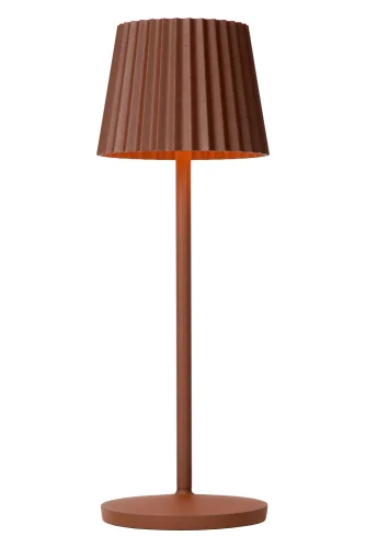 Ландшафтный светильник LED Justine 27889/02/97 Lucide уличный IP54 коричневый 1 лампа, плафон коричневый в стиле кантри LED