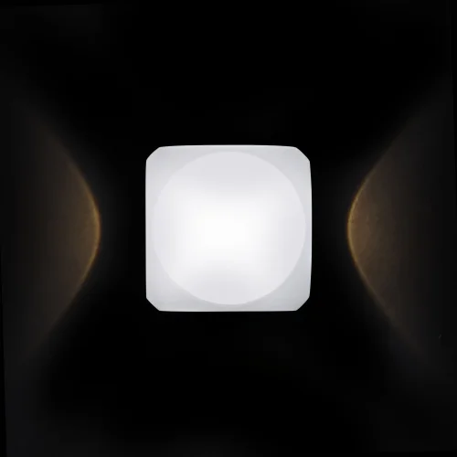 Настенный светильник LED Bond Street O015WL-L4W Maytoni уличный IP54 белый 1 лампа, плафон белый в стиле современный LED фото 3