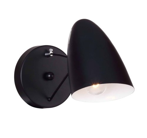 Бра Humpen 1757-1W Favourite чёрный на 1 лампа, основание чёрное в стиле современный 