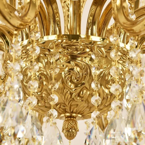 Люстра подвесная 72199/12+6+3/250/A G Bohemia Ivele Crystal без плафона на 21 лампа, основание золотое в стиле классический  фото 3
