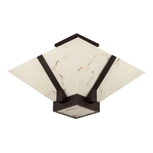 Светильник потолочный 5090/6PL Escada белый на 6 ламп, основание чёрное в стиле лофт  Светильник потолочный 5090/6PL Escada белый на 6 ламп, основание чёрное в стиле лофт