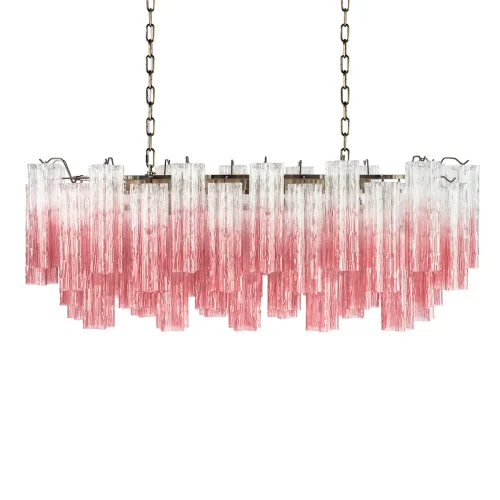 Люстра подвесная Мурано / Murano 10580/1000R Clear pink LOFT IT розовая на 11 ламп, основание бронзовое в стиле современный арт-деко фото 3 Люстра подвесная Мурано / Murano 10580/1000R Clear pink LOFT IT розовая на 11 ламп, основание бронзовое в стиле современный арт-деко фото 3