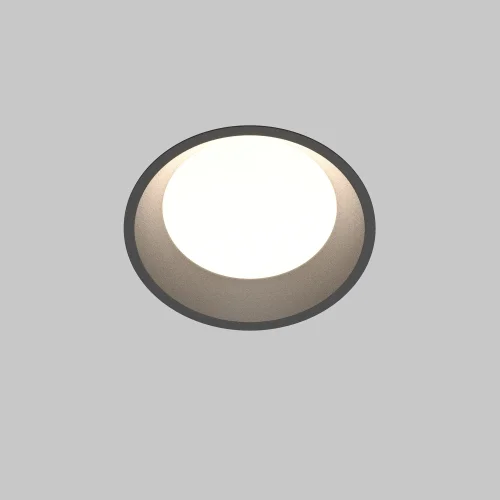 Светильник точечный LED Okno DL055-12W3-4-6K-B Maytoni чёрный 1 лампа, основание чёрное в стиле современный  фото 4
