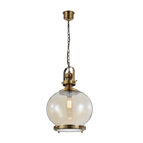 Светильник подвесной лофт Vintage 4974 Mantra прозрачный 1 лампа, основание бронзовое в стиле лофт  фото 2