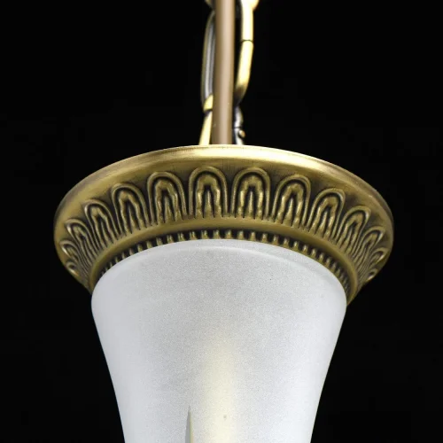 Люстра подвесная Афродита 317014808 MW-Light белая на 8 ламп, основание античное бронза в стиле классика  фото 11